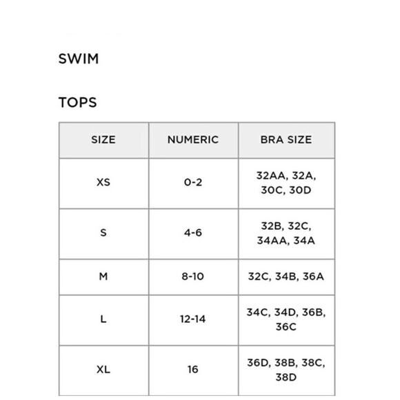 Aerie Black Ribbed one shoulder bandeau swim top - XXL - Picture 6 of 6